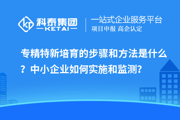 專精特新培育的步驟和方法是什么？中小企業(yè)如何實(shí)施和監(jiān)測？